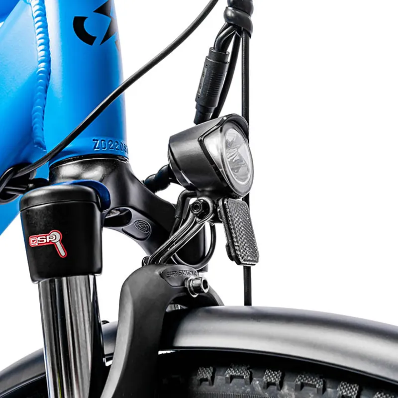 Ampere Hilux 700c Wheel Electric Bike Black and Blue-3